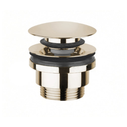 Piletta click clack per lavabi con troppo pieno Paffoni Light Exclusive Edition versione White Gold by CeramicStore | Lo specialista del tuo bagno