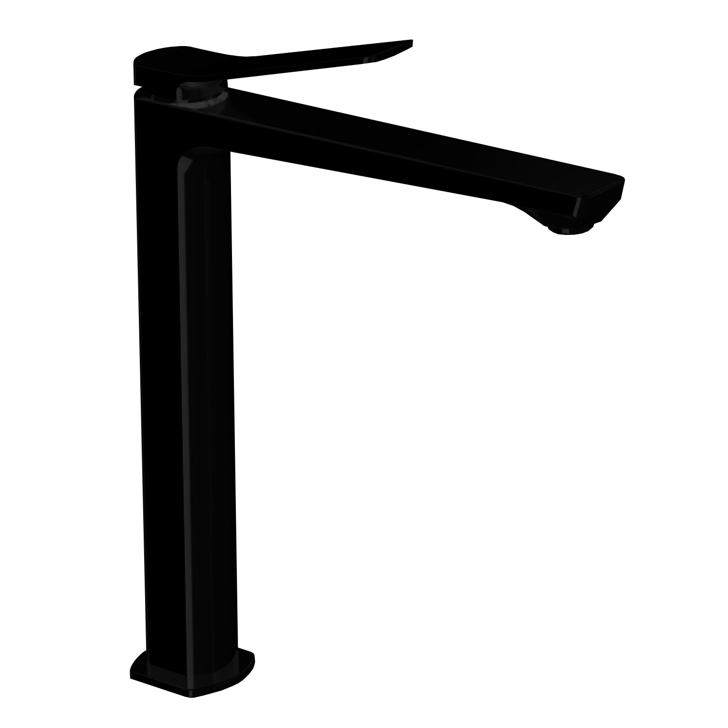 Set miscelatori lavabo alto e bidet in ottone modello Tilt Paffoni Nero Opaco by CeramicStore | Lo specialista del tuo bagno