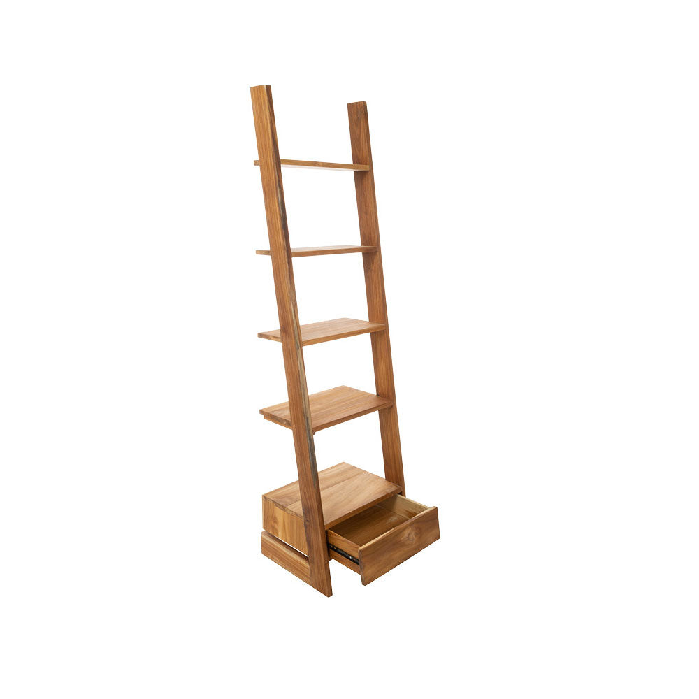 Scala porta tutto modello 'Comoda' in legno Teak by Cipi cm 50 x 40 x 180h by CeramicStore | Lo specialista del tuo bagno