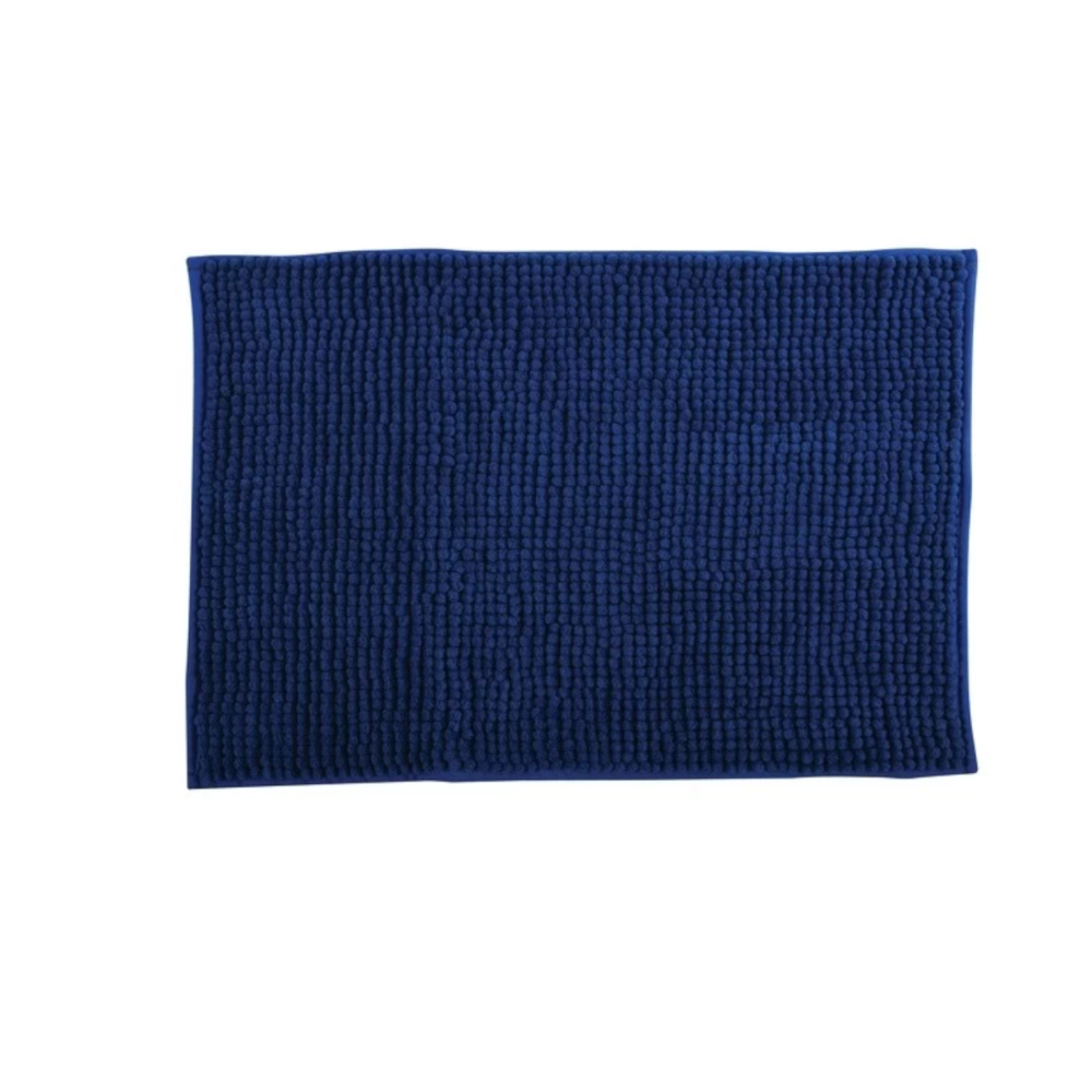 Tappetino da bagno STEFANIA in microfibra CINIGLIA 40x60 cm blu scuro by CeramicStore | Lo specialista del tuo bagno
