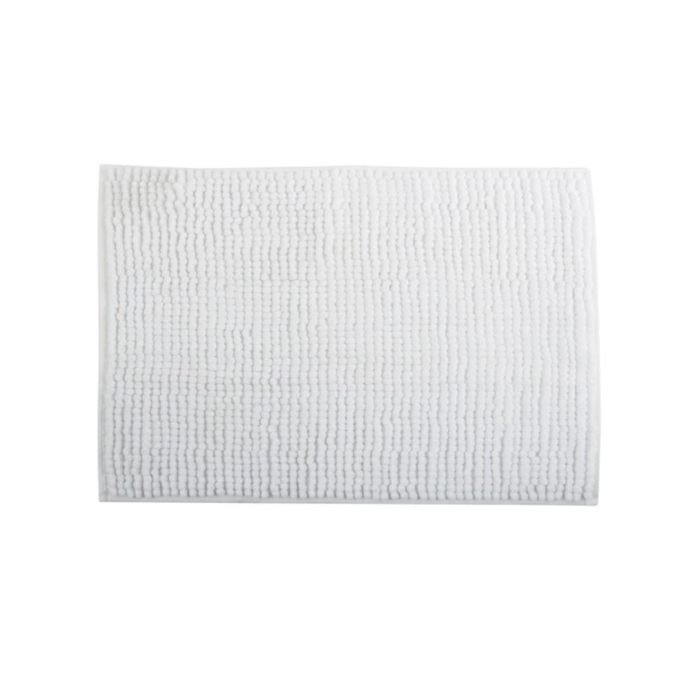 Tappetino da bagno STEFANIA in microfibra CINIGLIA 40x60 cm bianco by CeramicStore | Lo specialista del tuo bagno