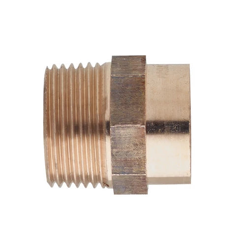 Nipple bronzo diritto m. a saldare 3/8 x 14