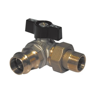 Valvola a sfera attacco a pressare/collettore dx 1 x 28 pn 40