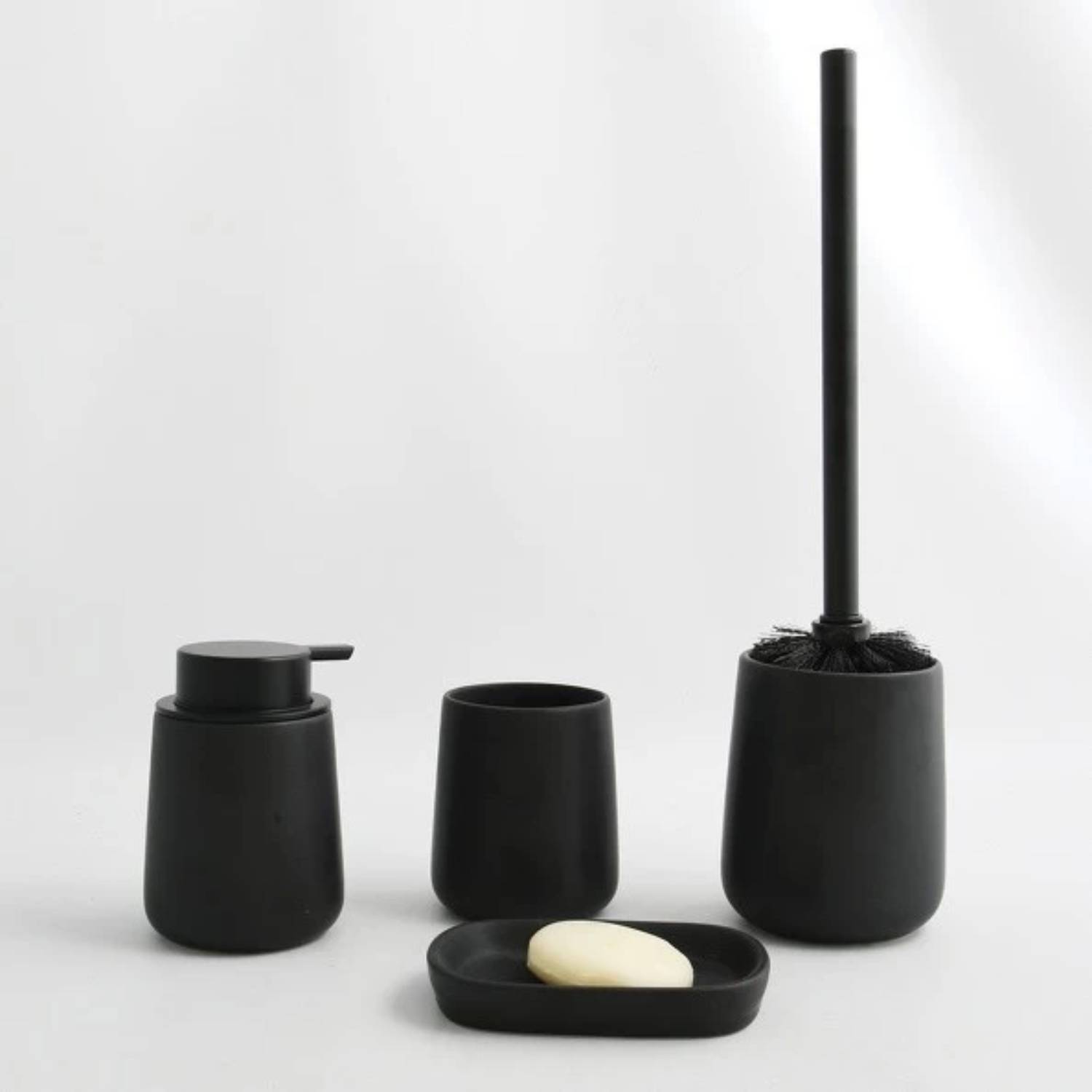 Vassoio in ceramica modello Maonie colore nero opaco by CeramicStore | Lo specialista del tuo bagno