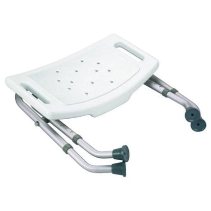Sedile per doccia pieghevole e regolabile - Max 100 kg colore bianco by CeramicStore | Lo specialista del tuo bagno