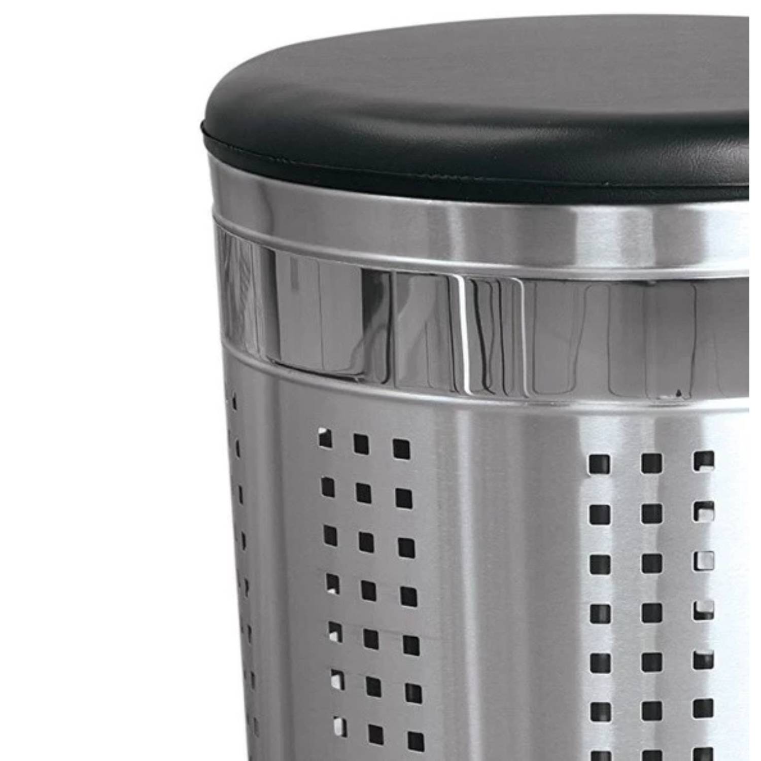 Cesto portabiancheria da 46 litri in acciaio inox by CeramicStore | Lo specialista del tuo bagno