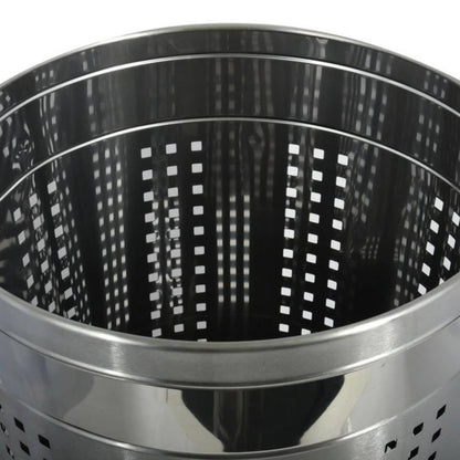 Cesto portabiancheria da 46 litri in acciaio inox by CeramicStore | Lo specialista del tuo bagno