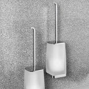 Porta scopino in ottone e vetro acidato collezione Time di Colombo Design by CeramicStore | Lo specialista del tuo bagno
