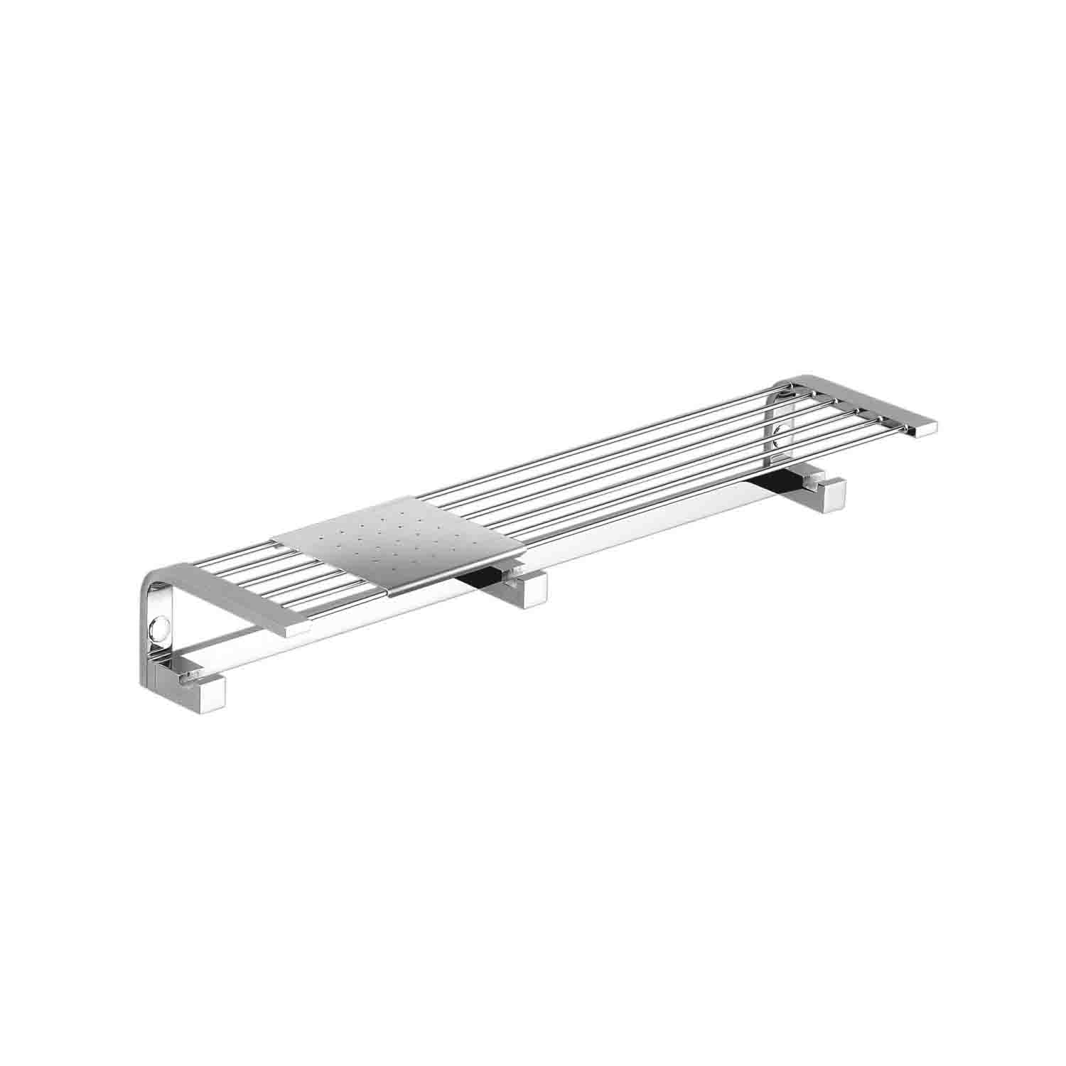 Mensola con ganci appenditutto in ottone Time di Colombo Design