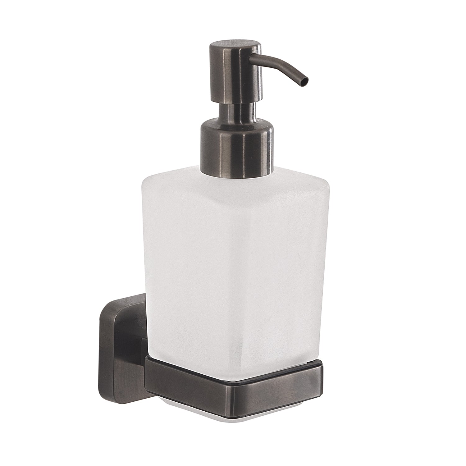 Dosasapone Gedy modello Tonga 6.3x11.7xH17.3 cm - Gun Metal by CeramicStore | Lo specialista del tuo bagno