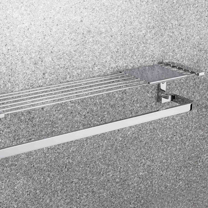 Mensola con porta salvietta in ottone Time di Colombo Design