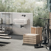 Lavabo sospeso in ceramica Xilon Lavarredo cm 51x50 colore bianco lucido by CeramicStore | Lo specialista del tuo bagno