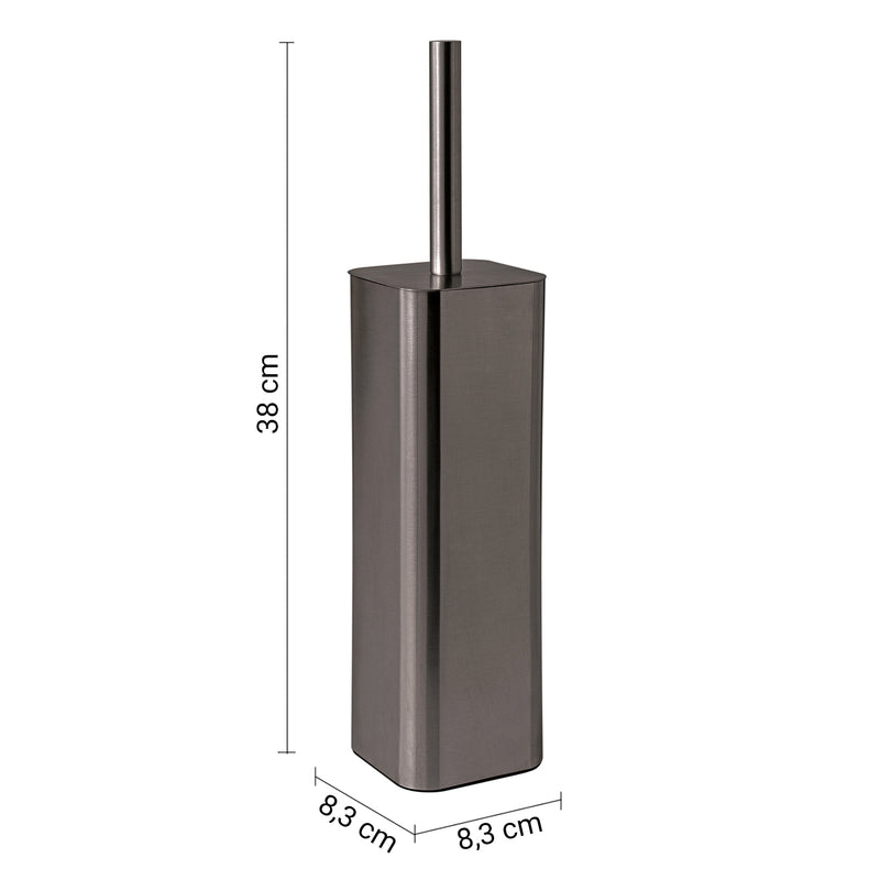 Scopino Gedy modello Tonga 8.3x8.3xH38 cm - Gun Metal by CeramicStore | Lo specialista del tuo bagno