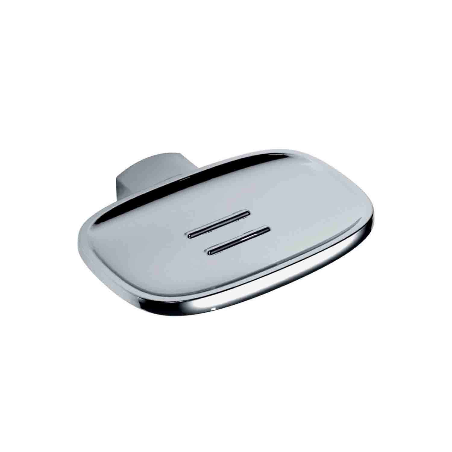 Porta sapone inamovibile in ottone cromato collezione Trenta di Colombo Design by CeramicStore | Lo specialista del tuo bagno