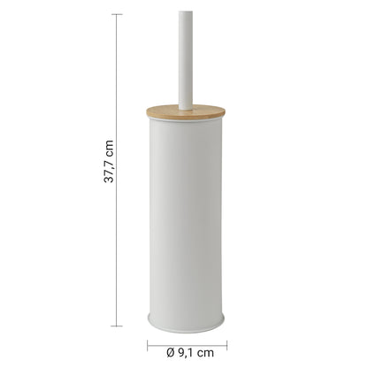 Gedy Scopino Kenta D9,1xH37,7 cm - Naturale/Bianco Matt by CeramicStore | Lo specialista del tuo bagno