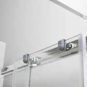 Porta doccia nicchia 125 cm Smart in cristallo temperato trasparente da 6 mm con apertura scorrevole by CeramicStore | Lo specialista del tuo bagno
