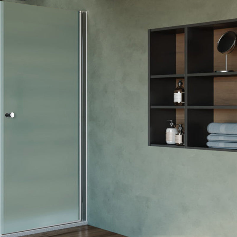 Porta doccia modello Giunone con apertura battente 90 cm in cristallo opaco temperato 6 mm by CeramicStore | Lo specialista del tuo bagno