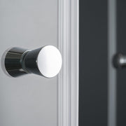 Porta doccia modello Giunone con apertura battente 90 cm in cristallo trasparente 6 mm by CeramicStore | Lo specialista del tuo bagno