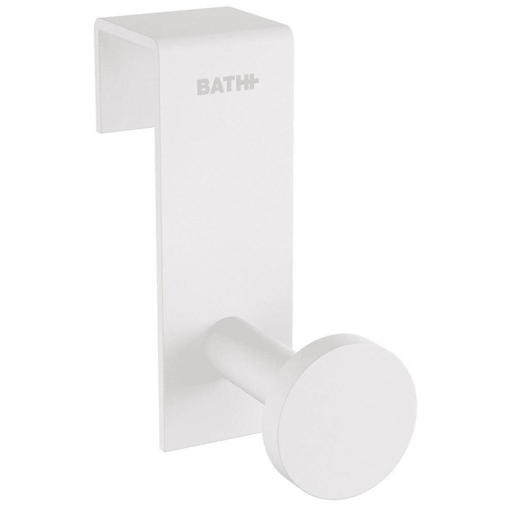 Appendino da appoggio in ottone verniciato della collezione 'Stick' by Cosmic - 2,5x6,6x7 cm - Bianco by CeramicStore | Lo specialista del tuo bagno