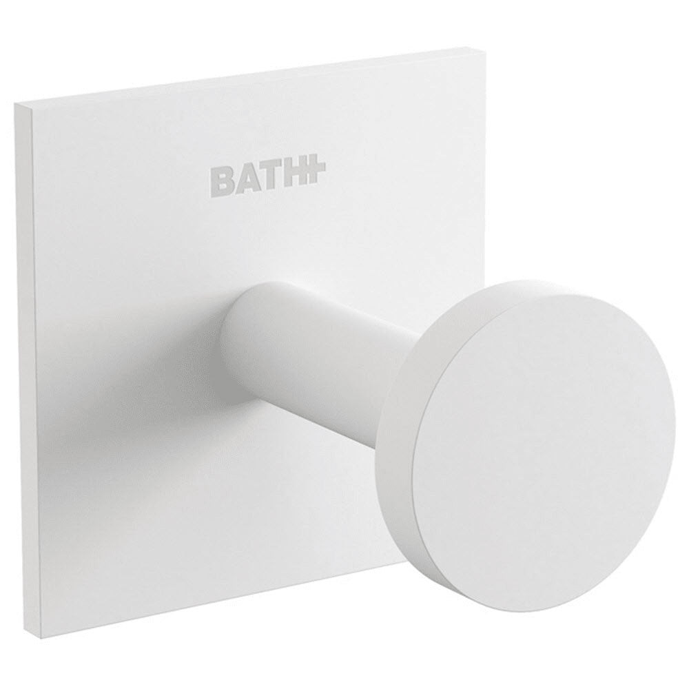 Appendino da incollo in ottone verniciato della collezione 'Stick' by Cosmic - 4,5x4,4x4,5 cm - Bianco by CeramicStore | Lo specialista del tuo bagno