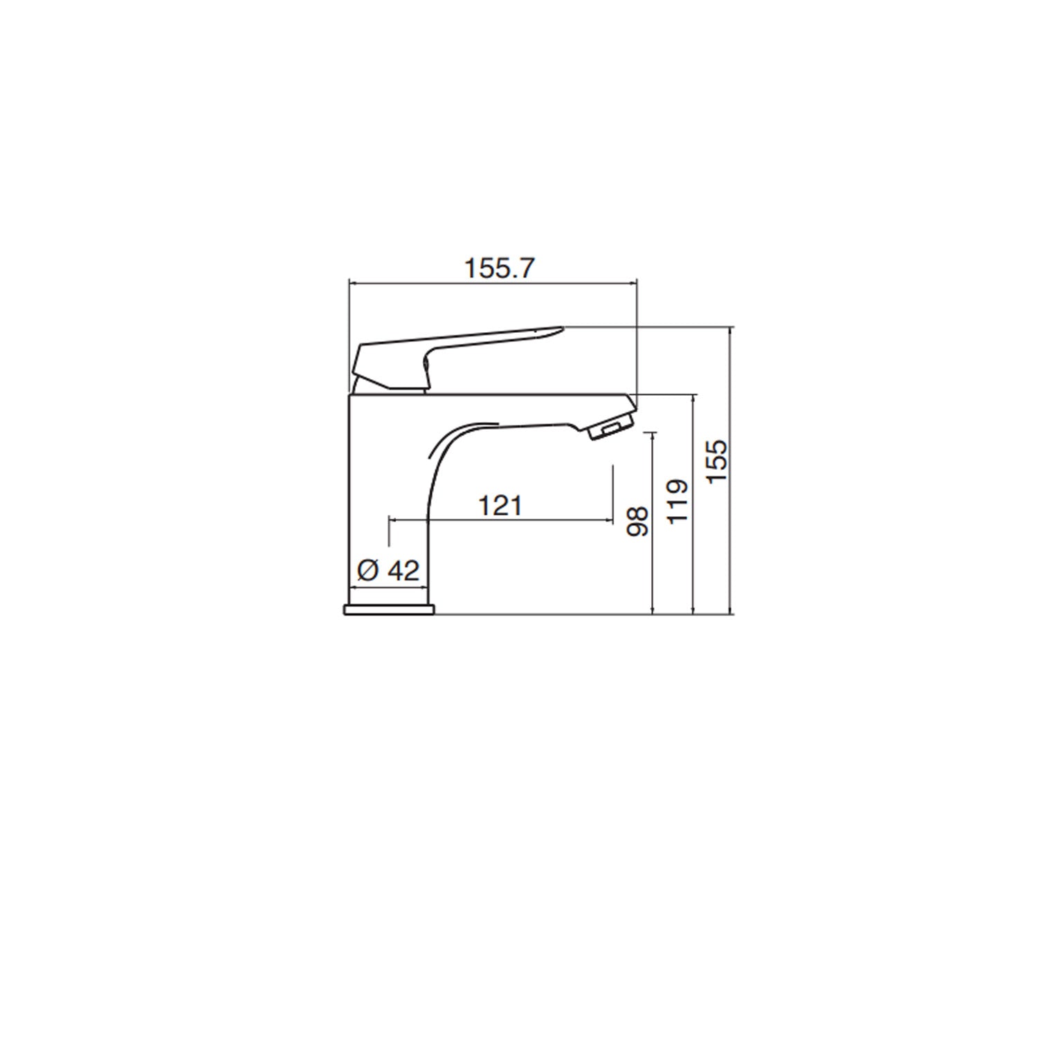 Kit miscelatori lavabo+bidet in ottone cromato con scarico pop-up serie Sky Keller Taps by CeramicStore | Lo specialista del tuo bagno