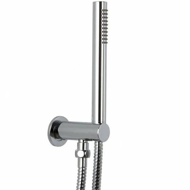 Kit doccia composto da soffione tondo diam 20 cm braccio doccia e set duplex by CeramicStore | Lo specialista del tuo bagno
