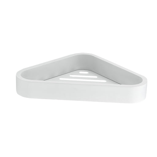 Portaoggetti angolare doccia in Acciaio Inox AISI 304 e Cromall Outline di Gedy - Bianco Matt by CeramicStore | Lo specialista del tuo bagno