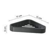 Portaoggetti angolare doccia in Acciaio Inox AISI 304 e Cromall Outline di Gedy - Nero Matt by CeramicStore | Lo specialista del tuo bagno