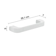 Portasalviette 25 cm in Ottone e Cromall Outline di Gedy - Bianco Matt by CeramicStore | Lo specialista del tuo bagno