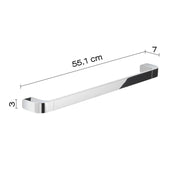 Portasalviette 55 cm in Ottone e Cromall Outline di Gedy - Cromato by CeramicStore | Lo specialista del tuo bagno