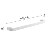 Portasalviette 55 cm in Ottone e Cromall Outline di Gedy - Bianco Matt by CeramicStore | Lo specialista del tuo bagno