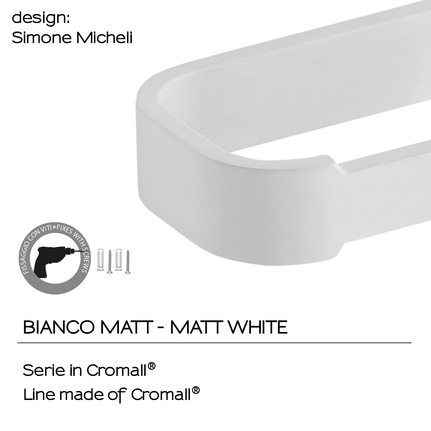 Portarotolo in Ottone