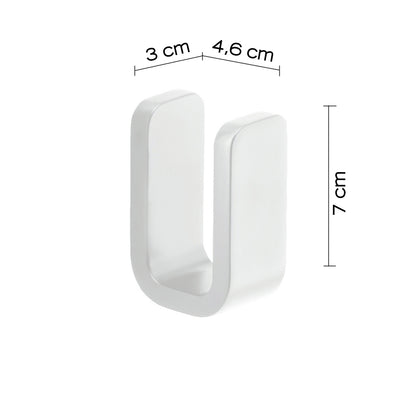 Appendiabiti in Ottone, Acciaio Inox e Cromall Outline di Gedy - Bianco Matt by CeramicStore | Lo specialista del tuo bagno