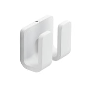 Appendiabiti doppio in Ottone, Acciaio Inox e Cromall Outline di Gedy - Bianco Matt by CeramicStore | Lo specialista del tuo bagno