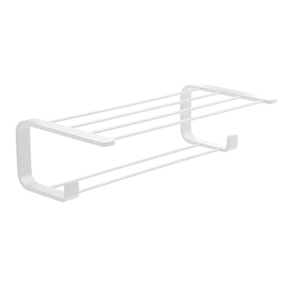 Mensola porta asciugamani in Ottone, Acciaio Inox e Cromall Outline di Gedy - Bianco Matt by CeramicStore | Lo specialista del tuo bagno