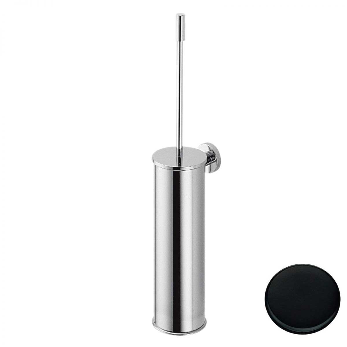 Porta Scopino WC da Muro in ottone Nero Opaco collezione Plus di Colombo Design by CeramicStore | Lo specialista del tuo bagno