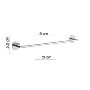 Portasalviette a muro 51 cm Gedy serie Gea - Cromato by CeramicStore | Lo specialista del tuo bagno