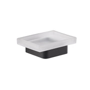 Portasapone in Ottone e Cromall Gedy serie Samoa - Nero Matt by CeramicStore | Lo specialista del tuo bagno