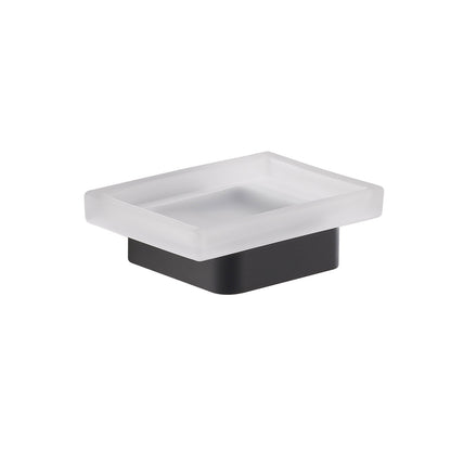 Portasapone in Ottone e Cromall Gedy serie Samoa - Nero Matt by CeramicStore | Lo specialista del tuo bagno