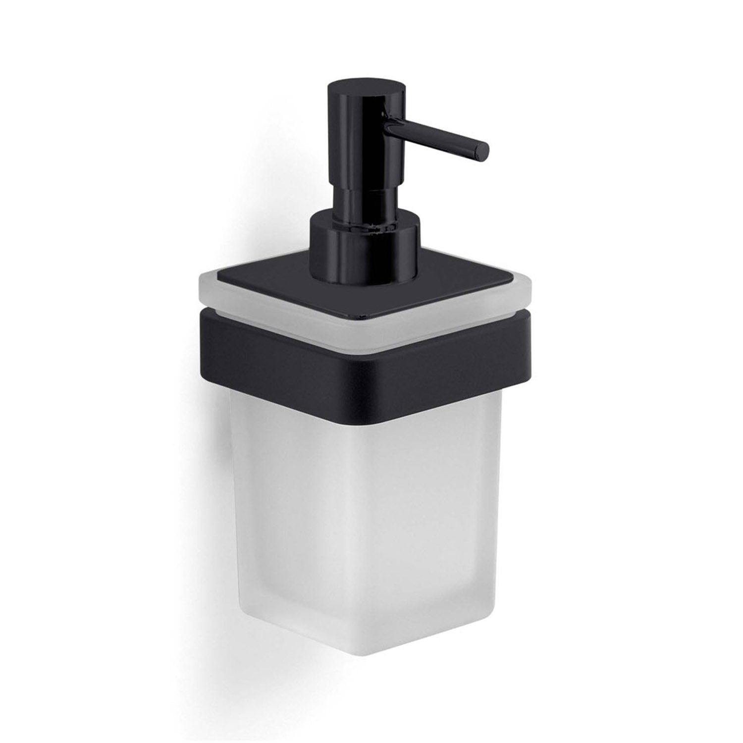 Dosasapone in Ottone e Cromall Gedy serie Samoa - Nero Matt by CeramicStore | Lo specialista del tuo bagno