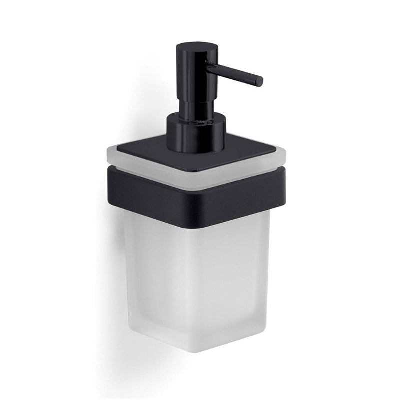 Dosasapone in Ottone e Cromall Gedy serie Samoa - Nero Matt by CeramicStore | Lo specialista del tuo bagno