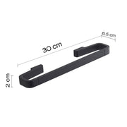 Portasalviette 30 cm in Ottone e Cromall Gedy serie Samoa - Nero Matt by CeramicStore | Lo specialista del tuo bagno