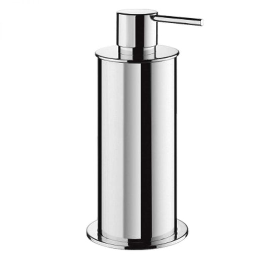 Dispenser Sapone da appoggio in Ottone Cromato lucido collezione Plus di Colombo Design