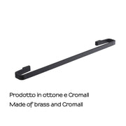 Portasalviette 60 cm in Ottone e Cromall Gedy serie Samoa - Nero Matt by CeramicStore | Lo specialista del tuo bagno