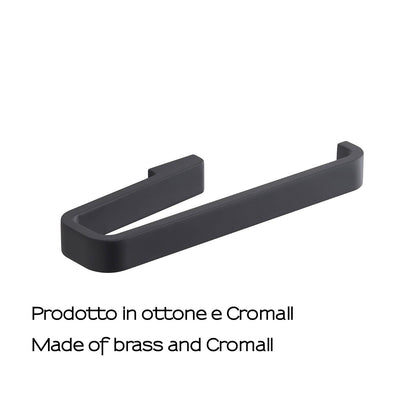 Portasalviette ad anello in Ottone e Cromall Gedy serie Samoa - Nero Matt by CeramicStore | Lo specialista del tuo bagno