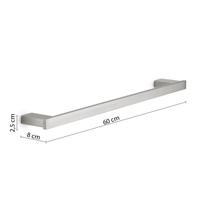 Portasalviette 60 cm in Acciaio Inox AISI 304 e Cromall Maui di Gedy - Spazzolato by CeramicStore | Lo specialista del tuo bagno