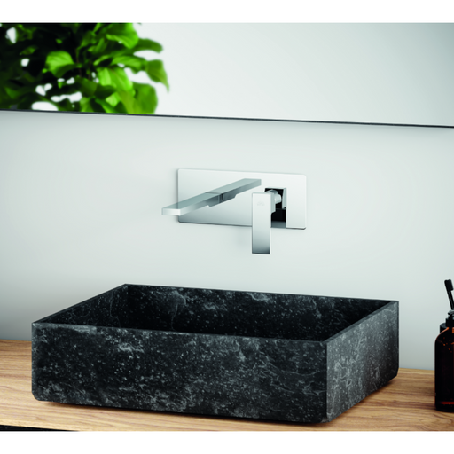 Miscelatore lavabo incasso Paffoni Elle con piastra in acciaio inox by CeramicStore | Lo specialista del tuo bagno