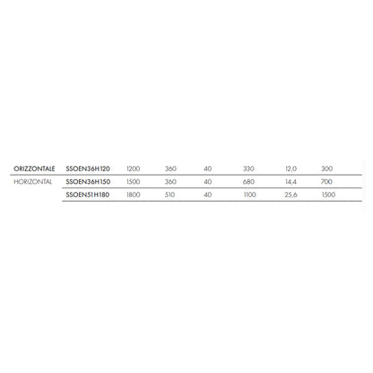 Termoarredo elettrico a piastra orizzontale Scirocco modello TermoCrea Bianco 510x1800 mm by CeramicStore | Lo specialista del tuo bagno