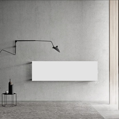 Termoarredo idraulico a piastra orizzontale 510x1500 mm interasse 50 mm modello TermoCrea Bianco by CeramicStore | Lo specialista del tuo bagno