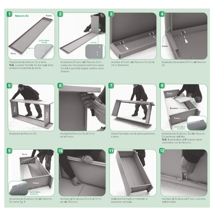 Armadio portascope da esterno cm 80x40x180h by CeramicStore | Lo specialista del tuo bagno